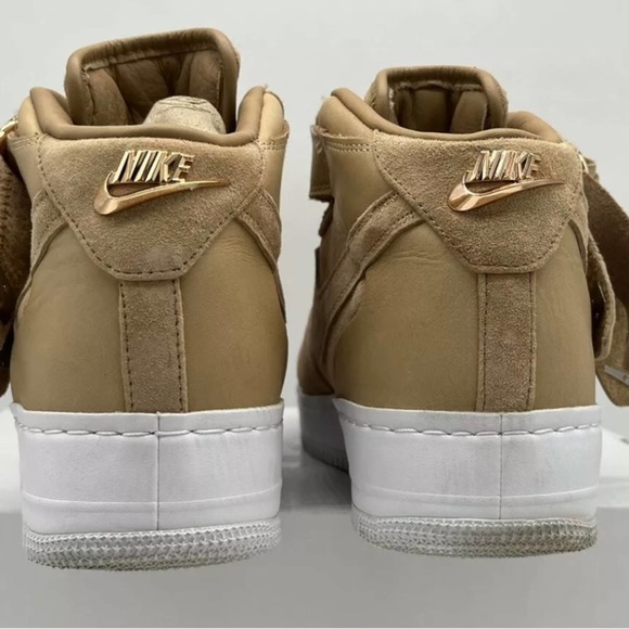 Nike Air Force 1 Mid Comfort Victor Cruz Vachetta Tan Mens Size 9.5 / Womens 7.5 - Picture 4 of 4